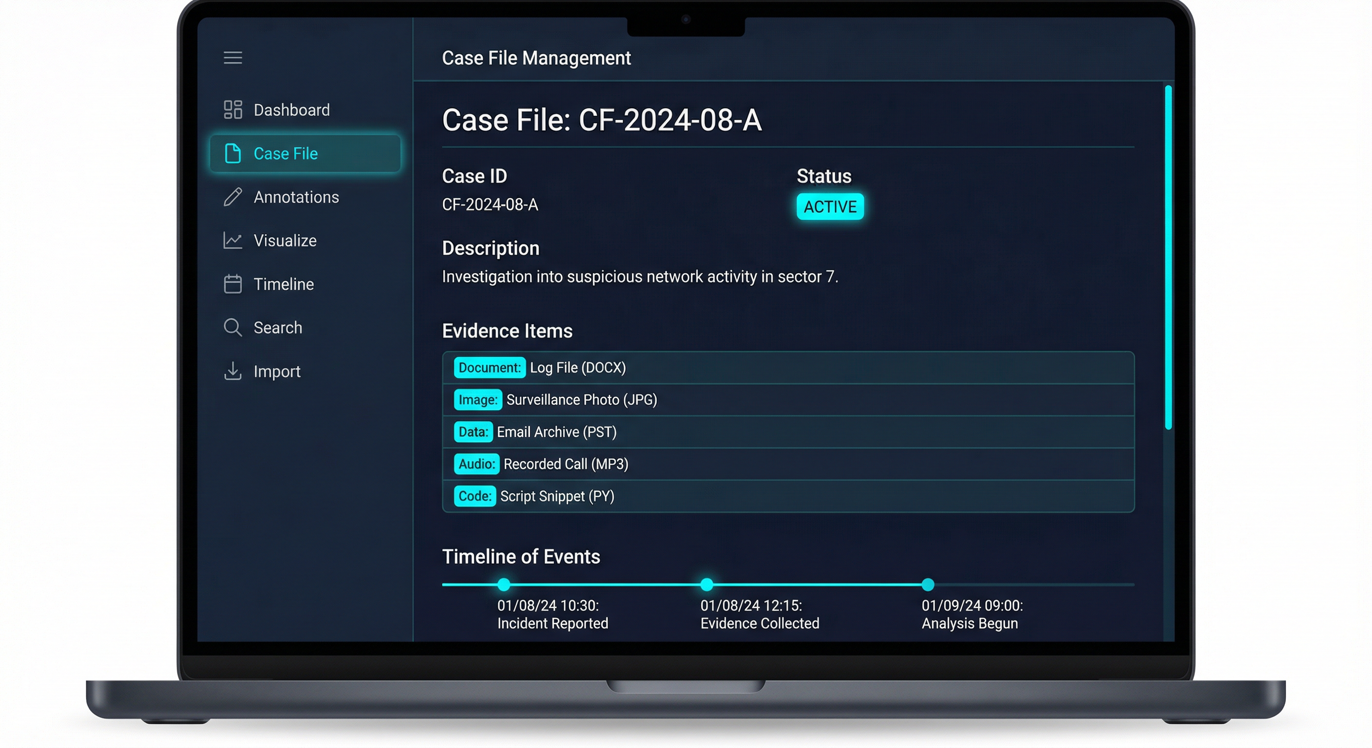 Clearfield Evidence Flow screenshot 3
