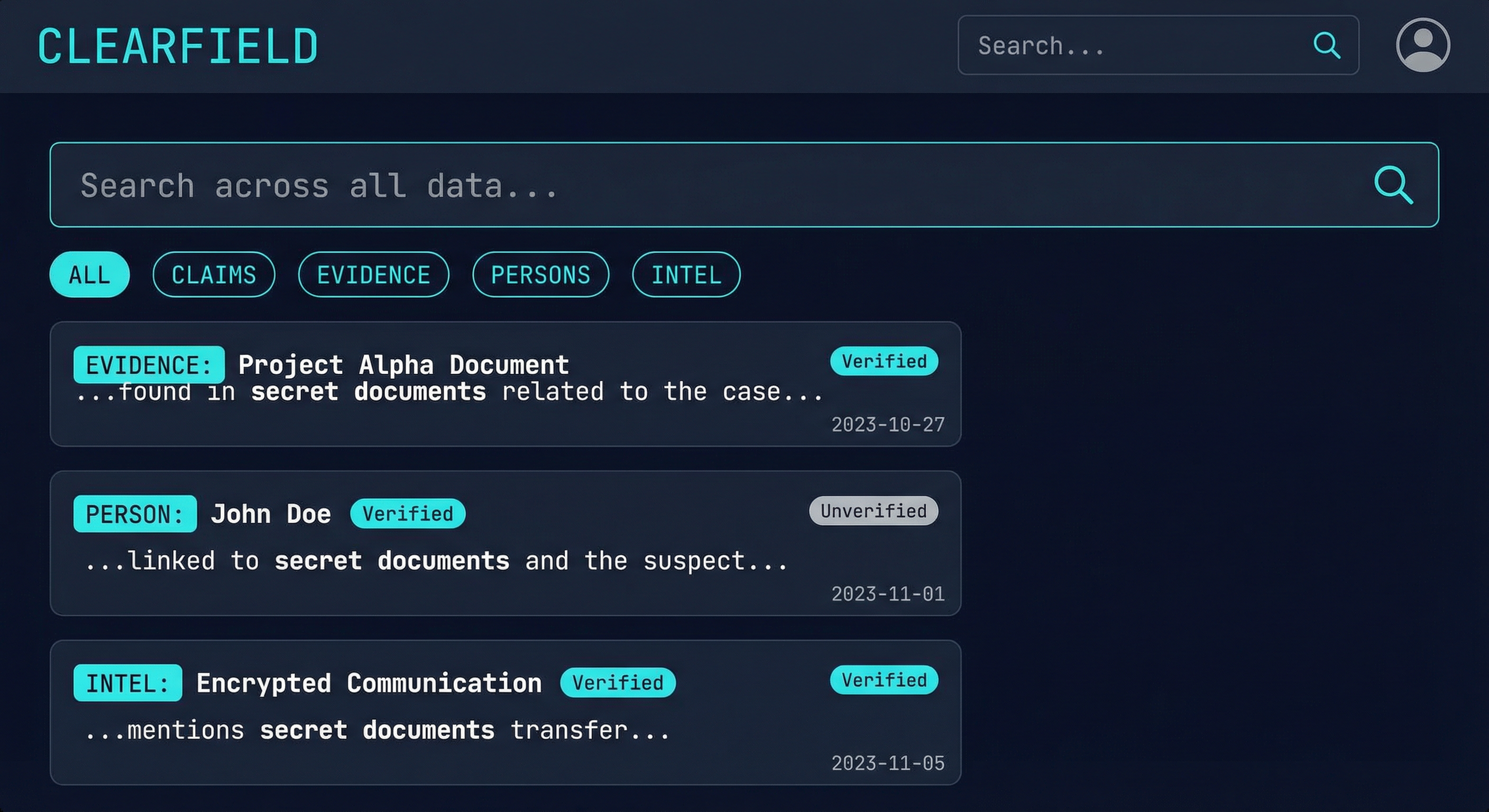 Clearfield Evidence Flow screenshot 6