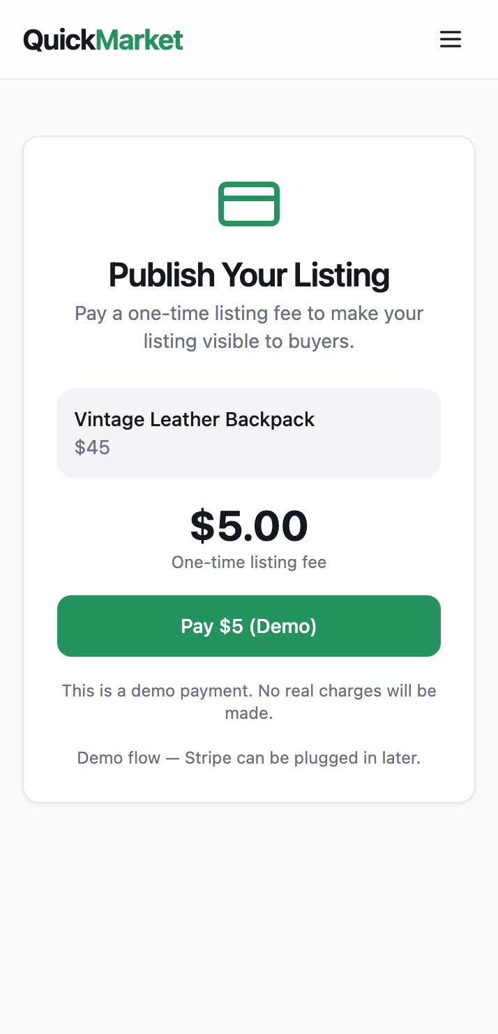 QuickMarket screenshot 6